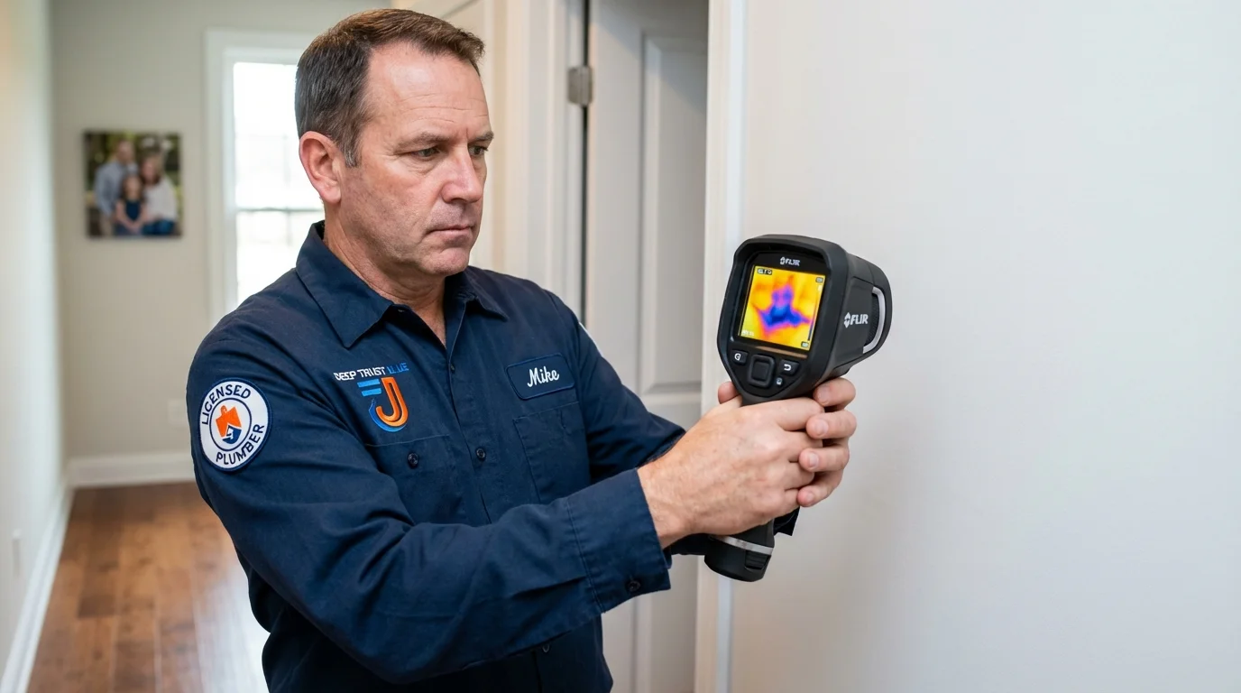Thermal imaging leak detection by Johns Plumbing LLC in Markle